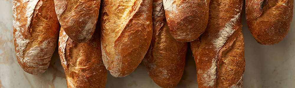 artisan bread baguettes