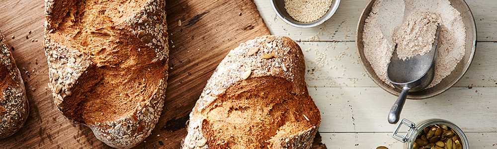 seeded whole grain bread from Cleveland's Breadsmith